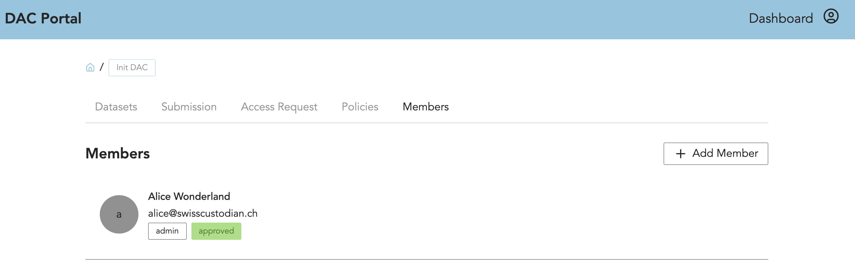 List Members of a DAC